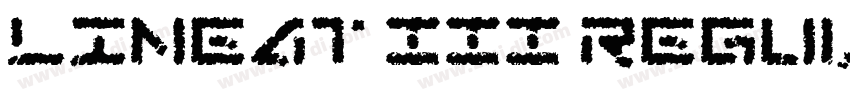 Lineat III Regular字体转换